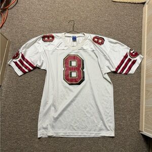 Vintage 90s NFL San Fransisco 49ers 8 Young Champion Football Jersey